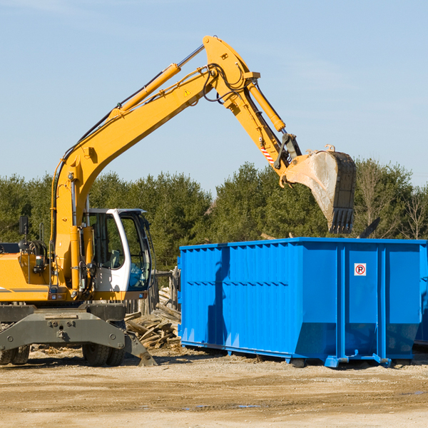 what happens if the residential dumpster is damaged or stolen during rental in Novice